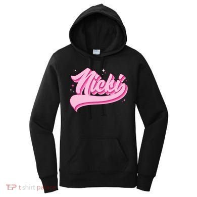 Retro Pink Nicki Women's Hoodie