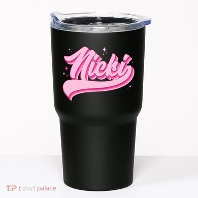 Retro Pink Nicki Tumbler