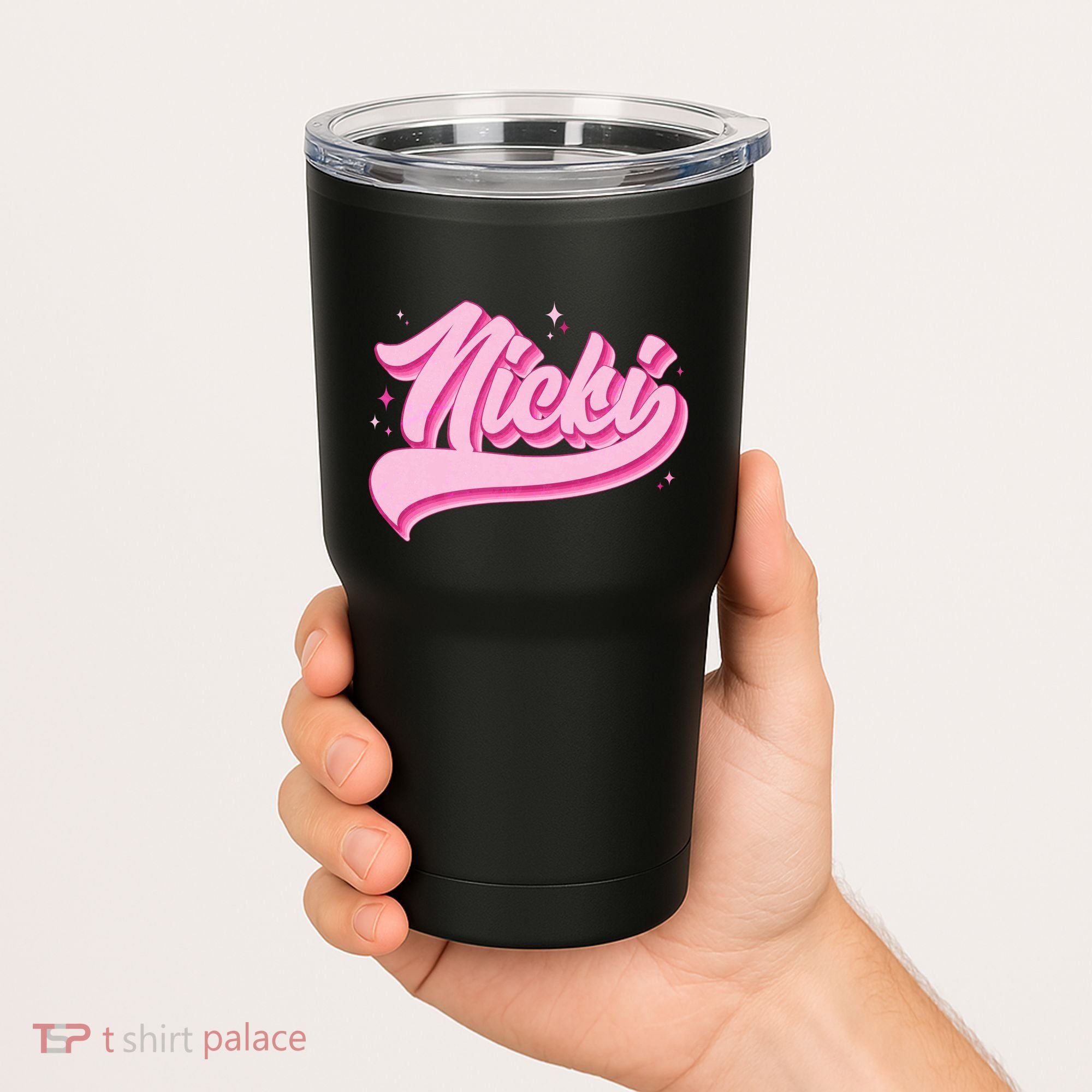 Retro Pink Nicki Tumbler