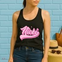 Retro Pink Nicki Women's Tank Top thumb 2