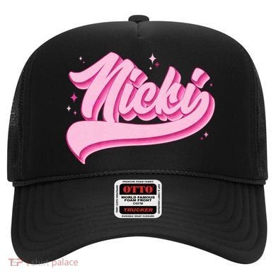 Retro Pink Nicki Hat