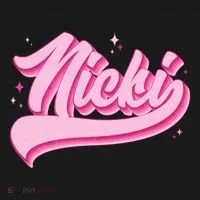Retro Pink Nicki Toddler Hoodie thumb 2