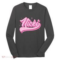 Retro Pink Nicki Long Sleeve Shirt thumb 0
