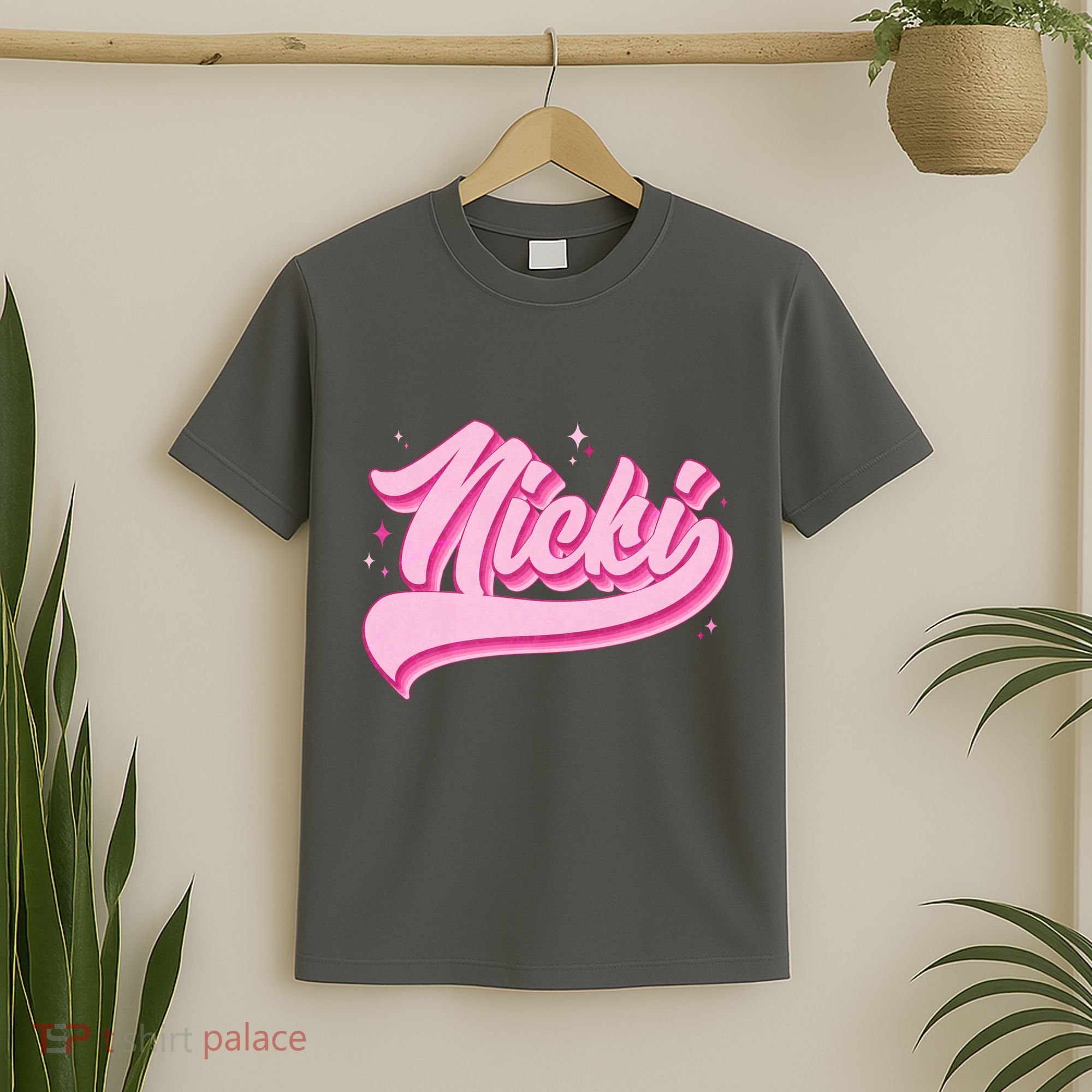 Retro Pink Nicki T-Shirt