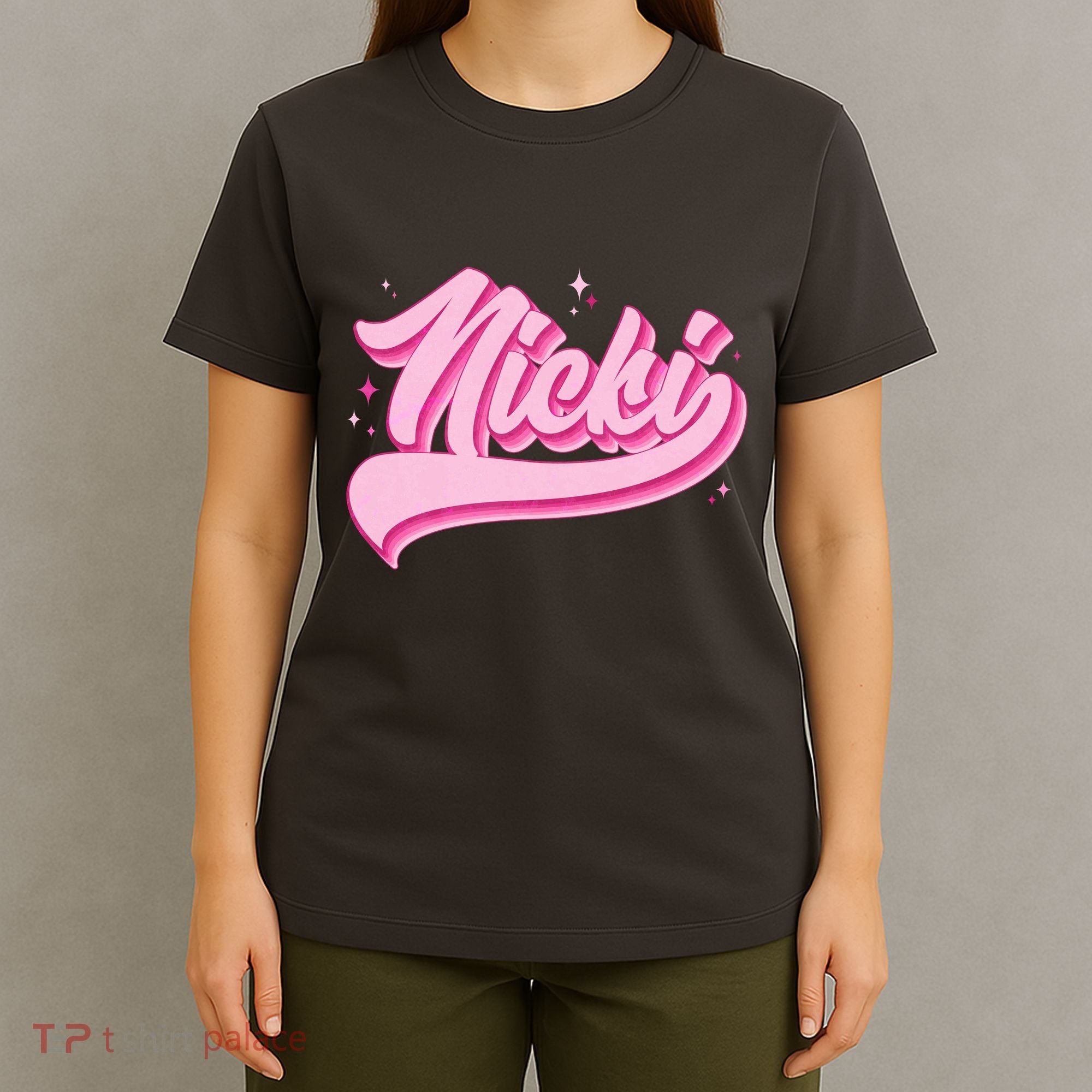 Retro Pink Nicki T-Shirt