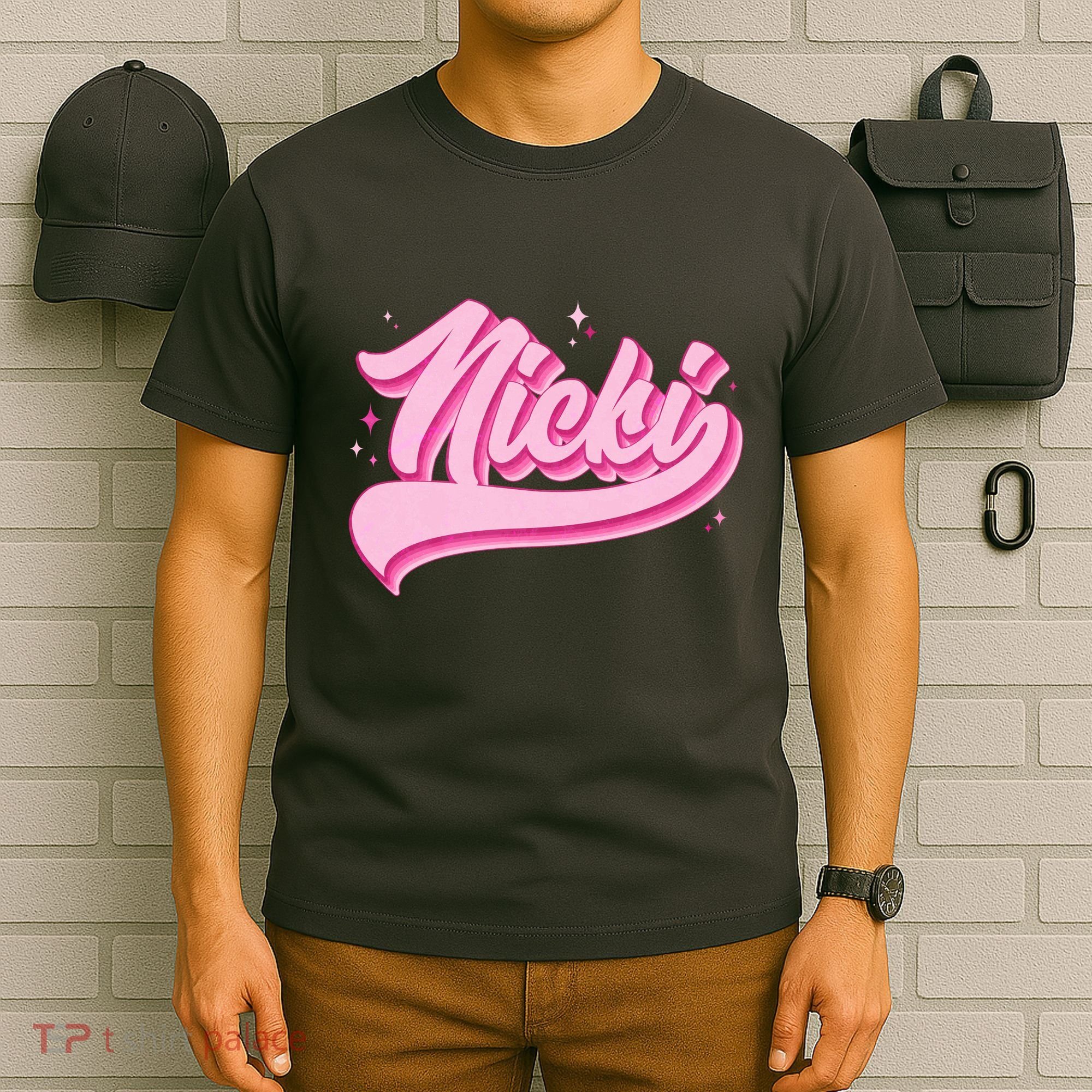 Retro Pink Nicki T-Shirt