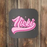 Retro Pink Nicki Coaster thumb 0