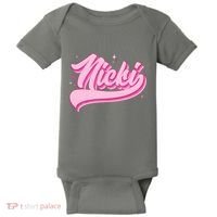 Retro Pink Nicki Baby Bodysuit thumb 0