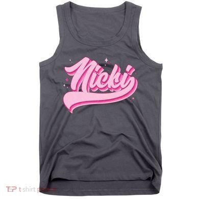 Retro Pink Nicki Tank Top