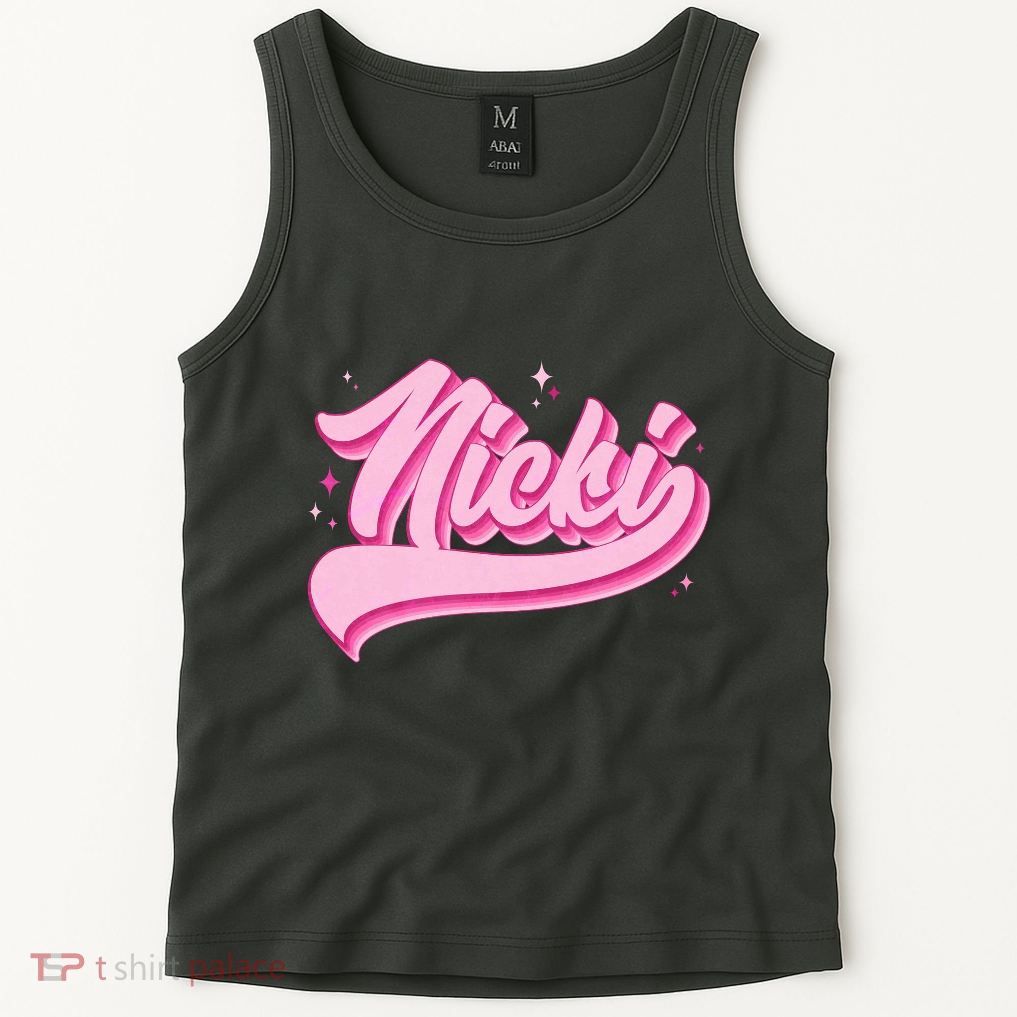 Retro Pink Nicki Tank Top