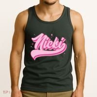 Retro Pink Nicki Tank Top thumb 3