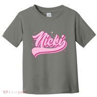 Retro Pink Nicki Toddler T-Shirt thumb 0