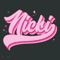 Retro Pink Nicki Women's Long Sleeve Shirt thumb 2