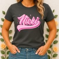 Retro Pink Nicki Women's T-Shirt thumb 2