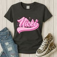 Retro Pink Nicki Women's T-Shirt thumb 3