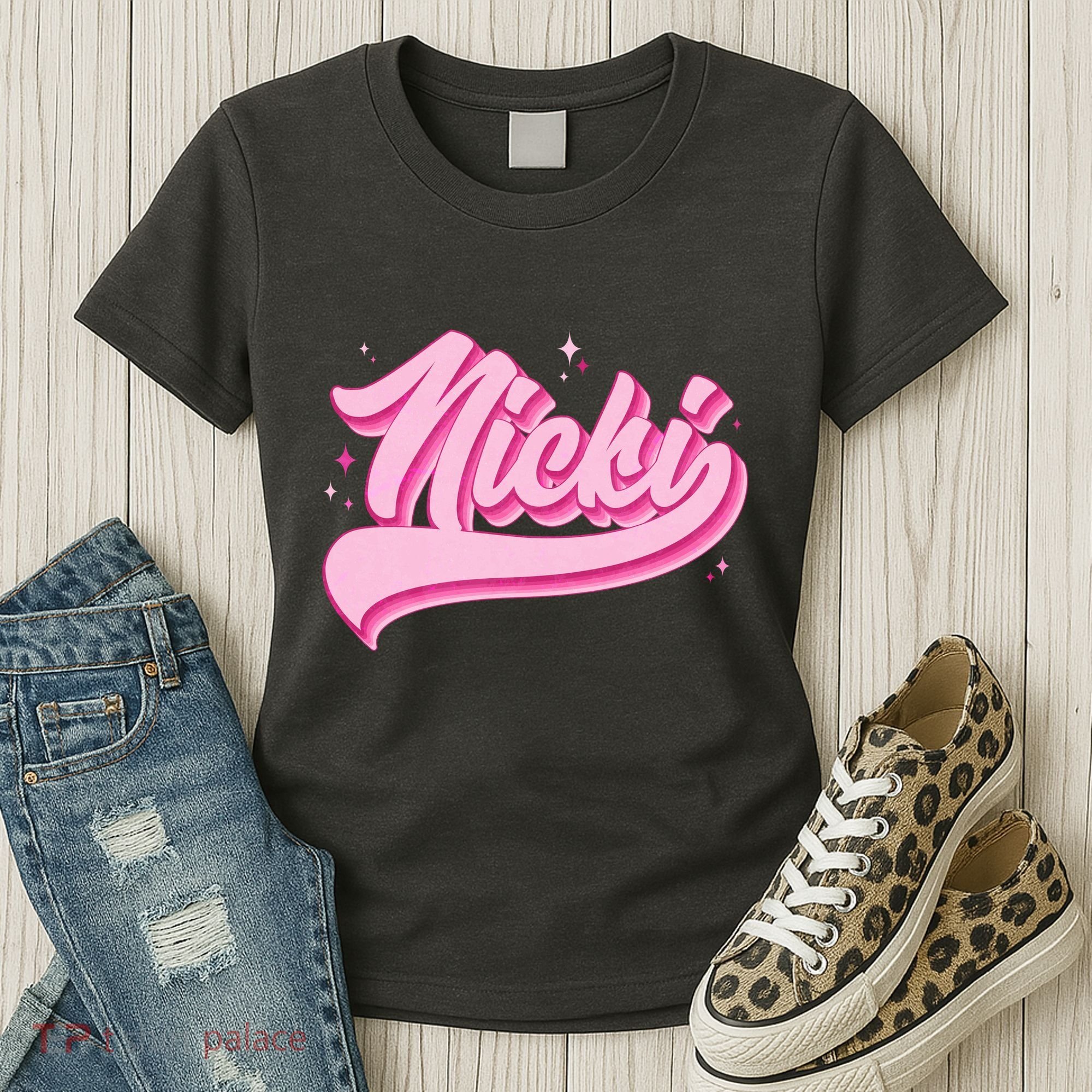 Retro Pink Nicki Women's T-Shirt