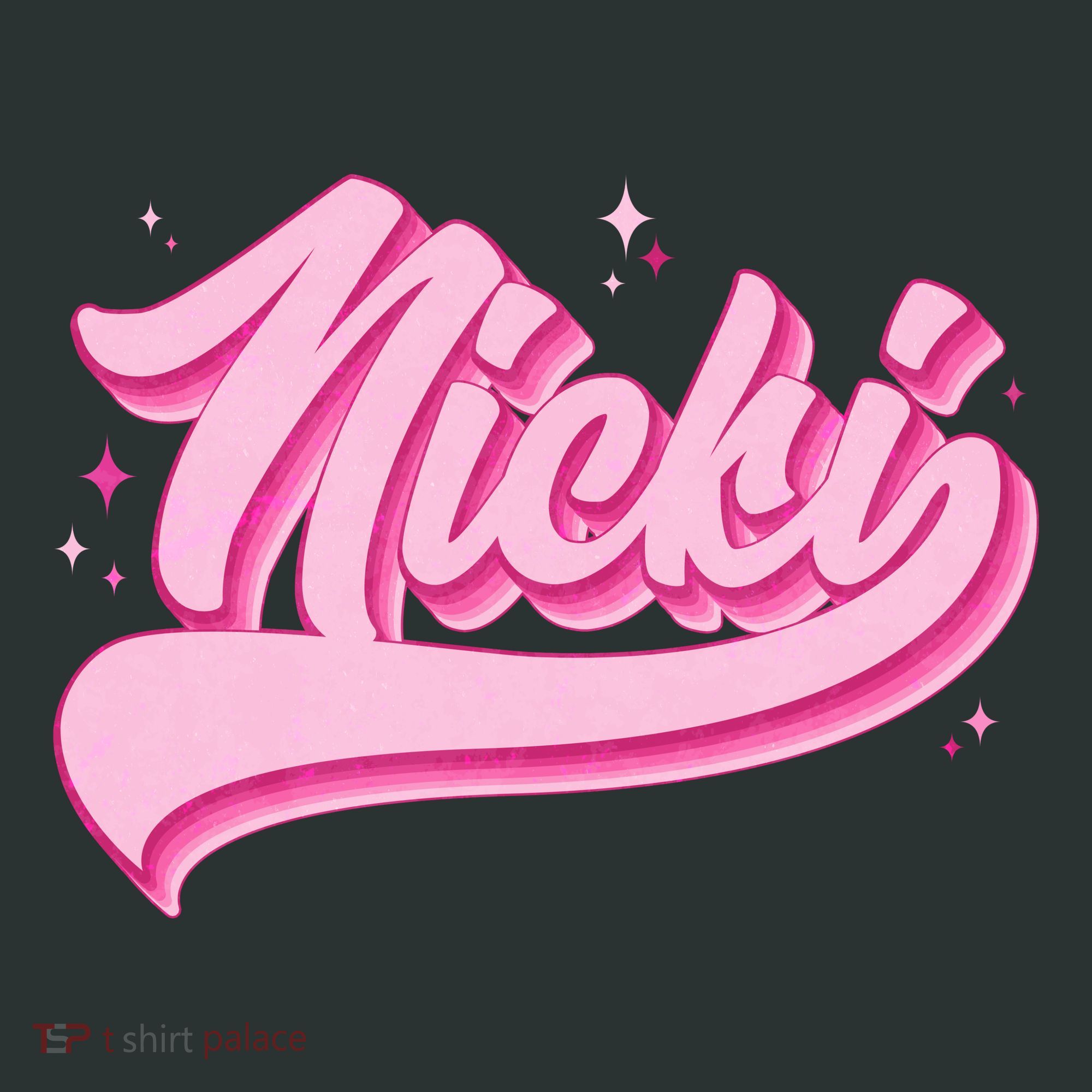 Retro Pink Nicki Kids Sweatshirt