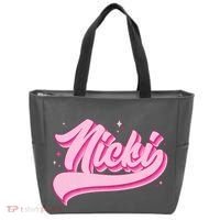 Retro Pink Nicki Tote Bag thumb 0