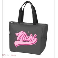 Retro Pink Nicki Tote Bag thumb 3