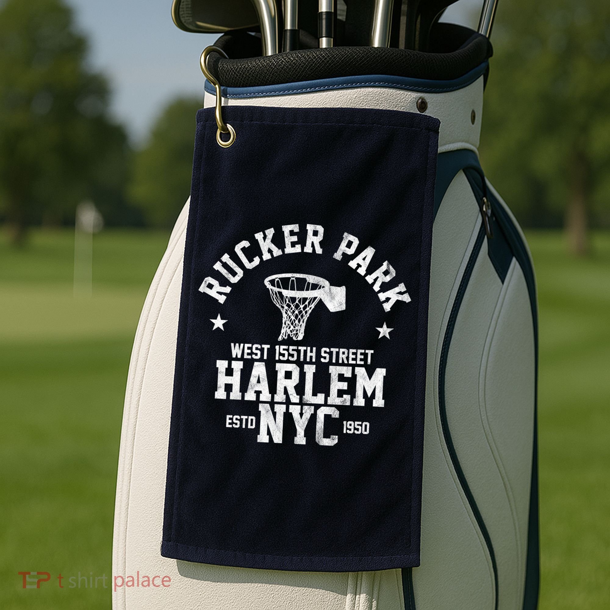 Rucker Park Nyc Streetball Golf Towel