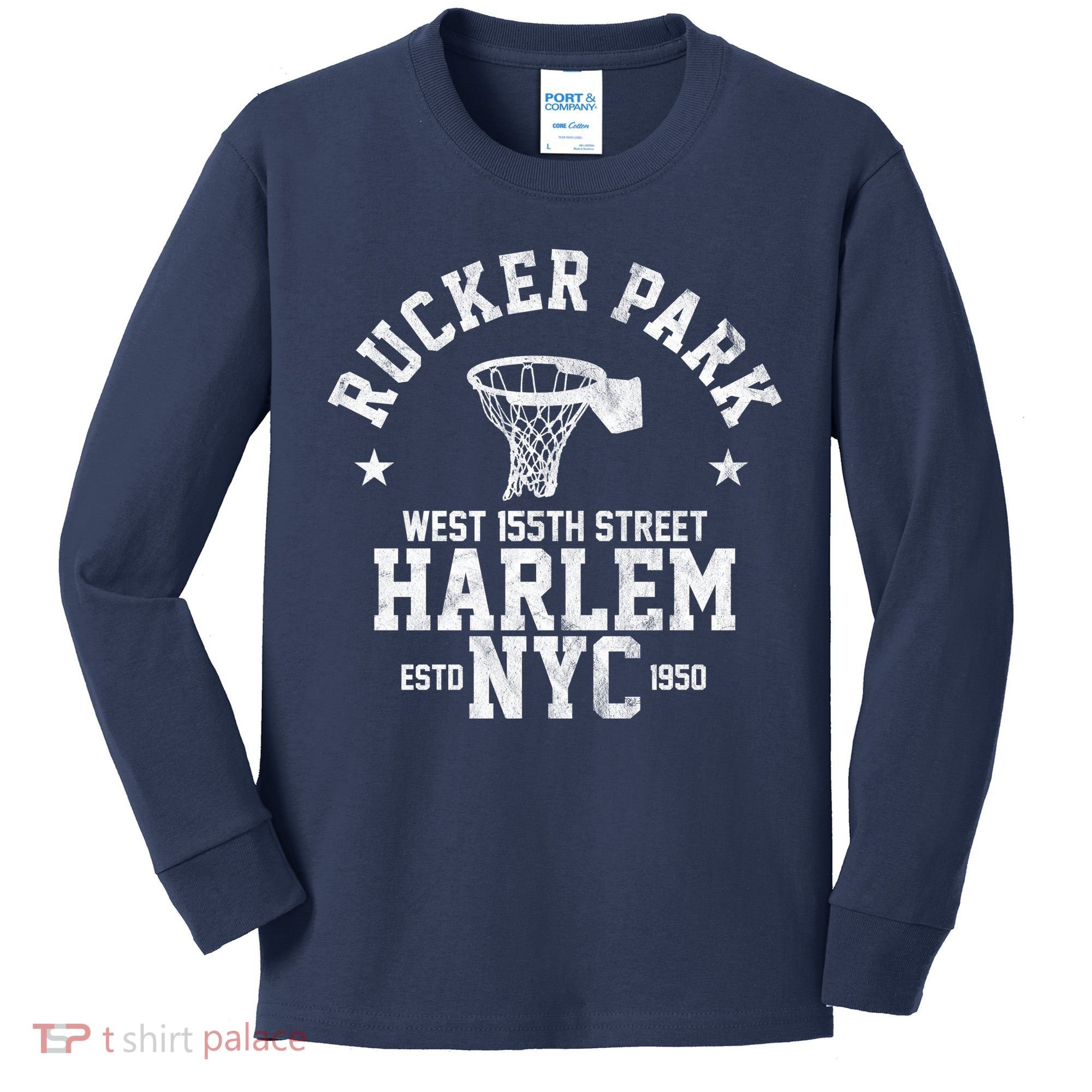 Rucker Park Nyc Streetball Kids Long Sleeve Shirt