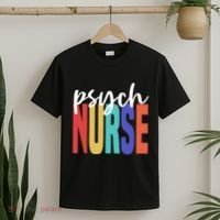 Retro Psych Nurse Psychiatric Nursing Psychology Health RN T-Shirt thumb 2