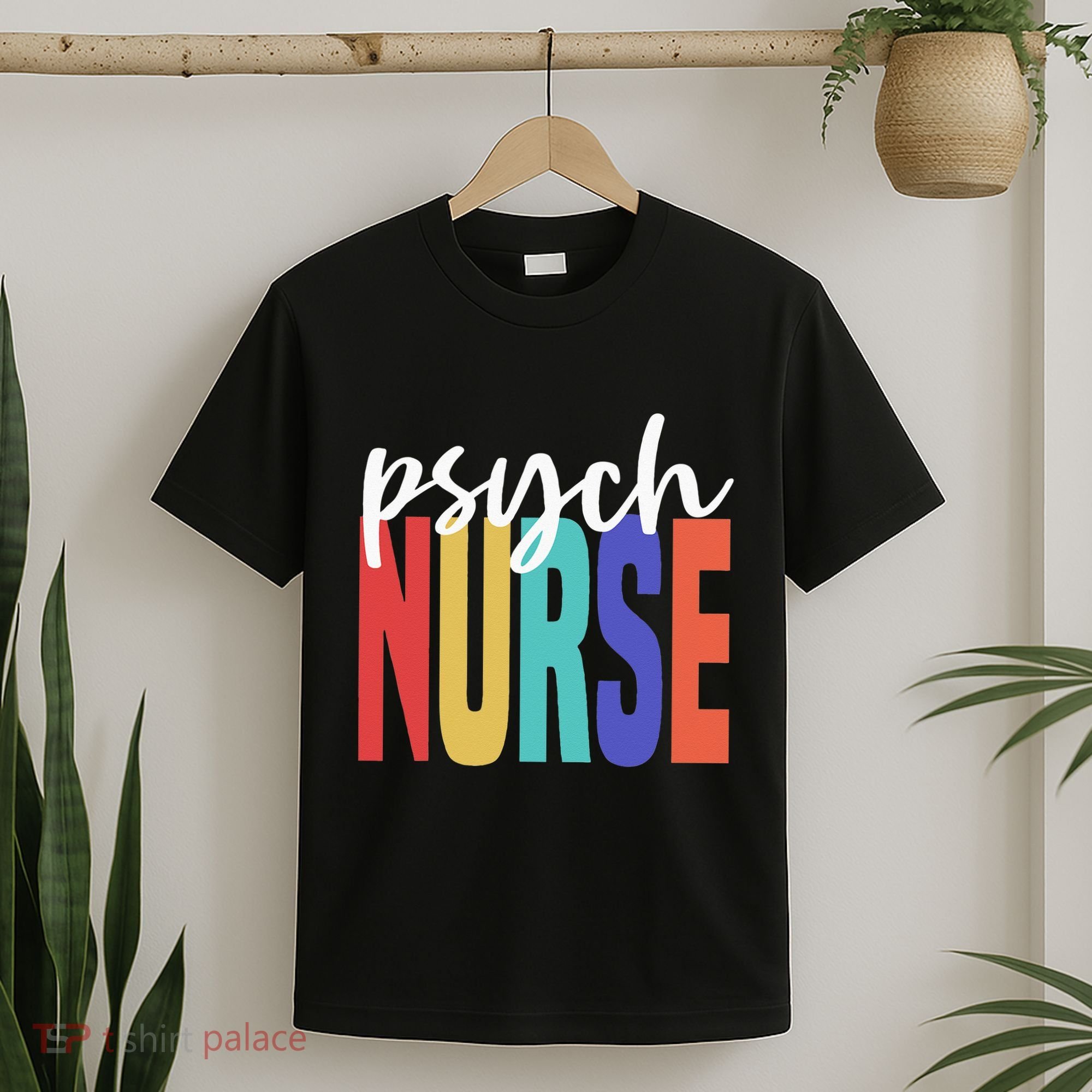 Retro Psych Nurse Psychiatric Nursing Psychology Health RN T-Shirt