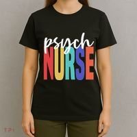 Retro Psych Nurse Psychiatric Nursing Psychology Health RN T-Shirt thumb 4