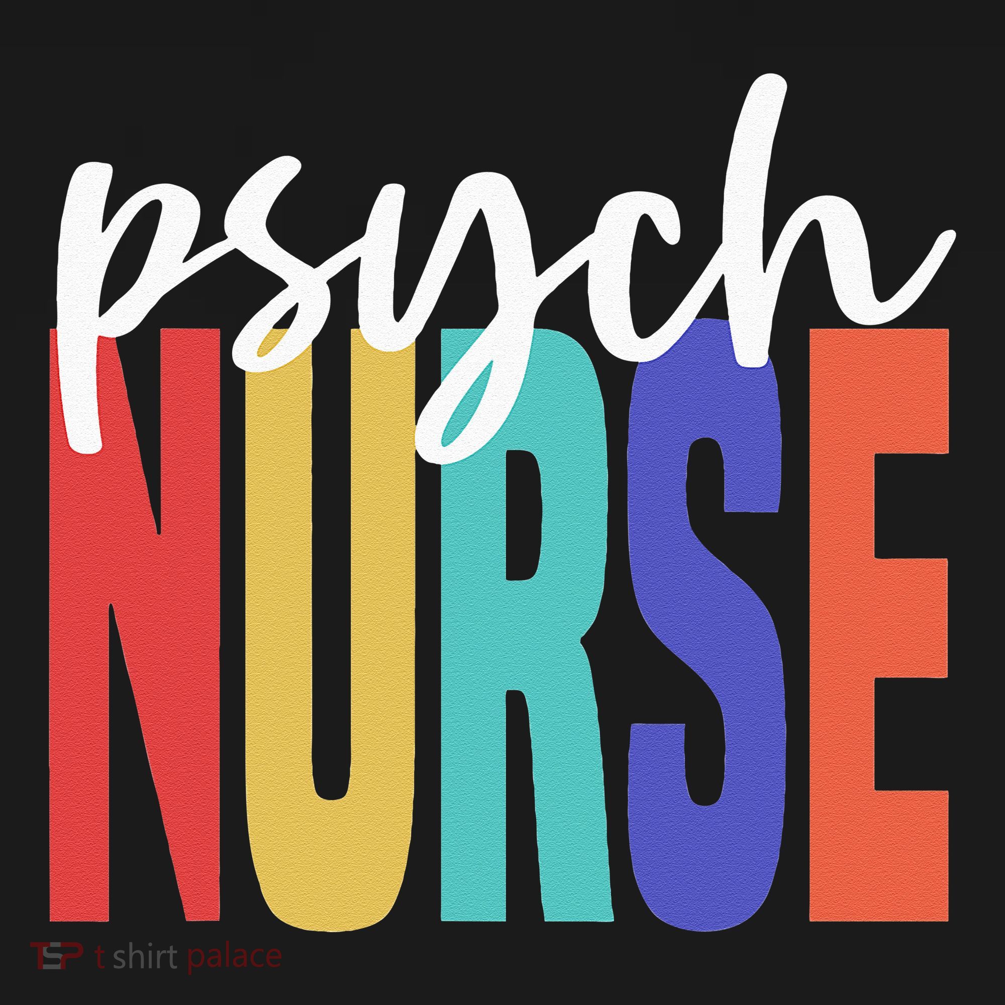 Retro Psych Nurse Psychiatric Nursing Psychology Health RN T-Shirt