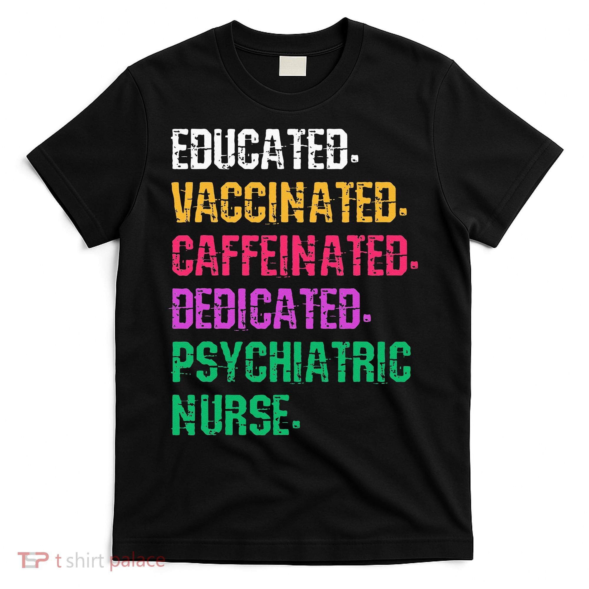 Retro Psych Nurse Psychiatric Nursing Mental Health Nurses T-Shirt
