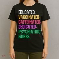 Retro Psych Nurse Psychiatric Nursing Mental Health Nurses T-Shirt thumb 4