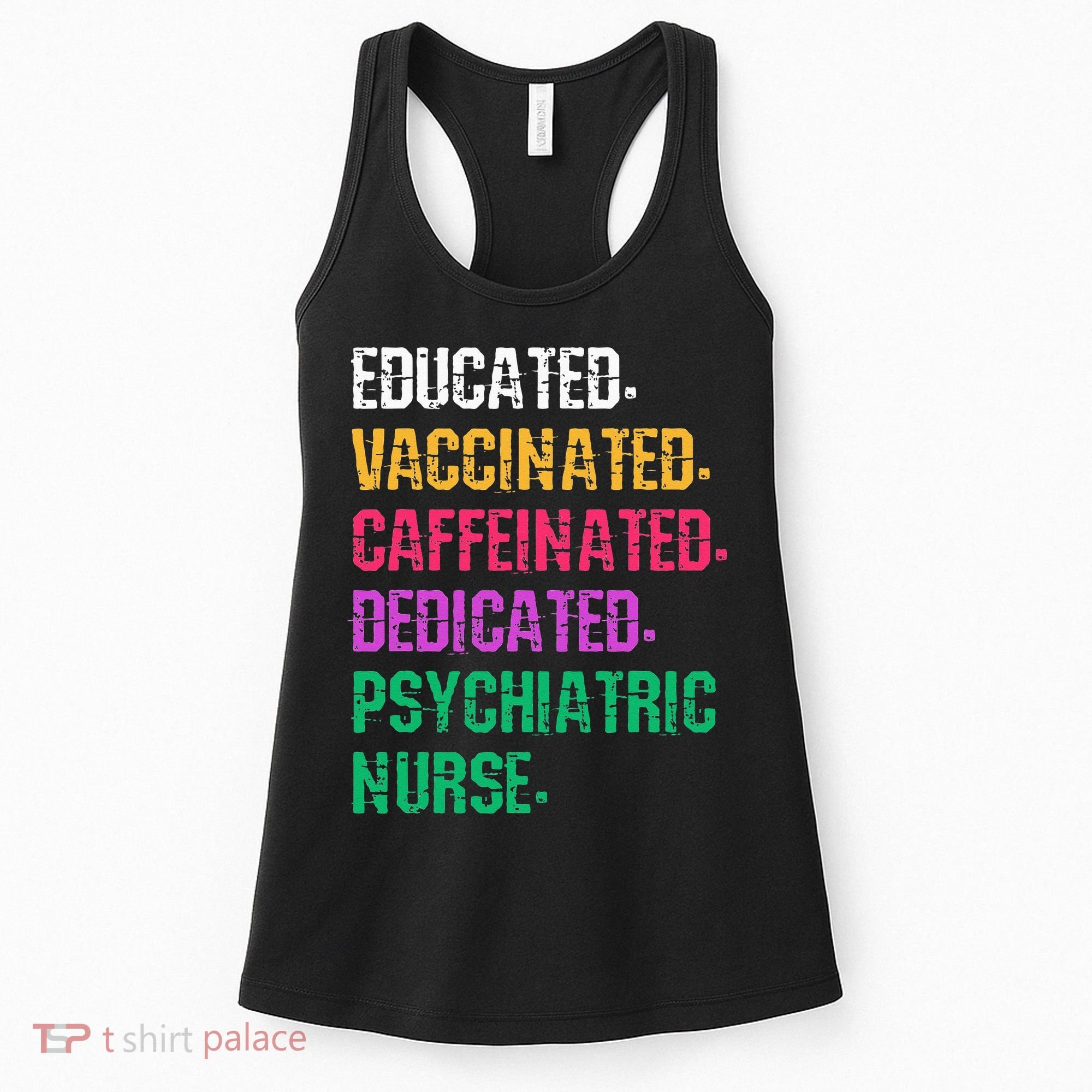 Retro Psych Nurse Psychiatric Nursing Mental Health Nurses Women's Tank Top
