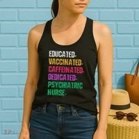 Retro Psych Nurse Psychiatric Nursing Mental Health Nurses Women's Tank Top thumb 2