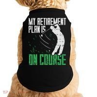 Retirement Plan On Course Golf Funny Retired Golfer Dad Gift Doggie Tank thumb 0