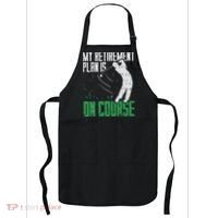 Retirement Plan On Course Golf Funny Retired Golfer Dad Gift Apron thumb 0