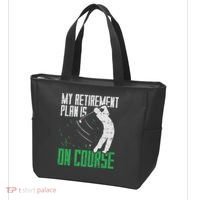 Retirement Plan On Course Golf Funny Retired Golfer Dad Gift Tote Bag thumb 3