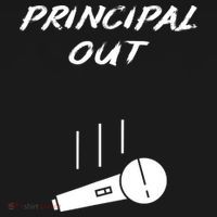 Retired Principal Out Retirement Mic Drop End Of Year Funny Women's Hoodie thumb 2