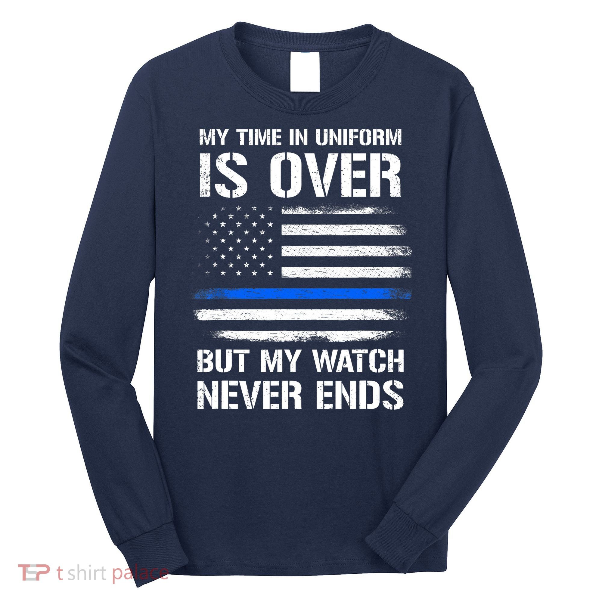 Retired Police Officer Gifts Long Sleeve Shirt