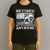 Retired Police Officer Retirement Funny Police T-Shirt thumb 4
