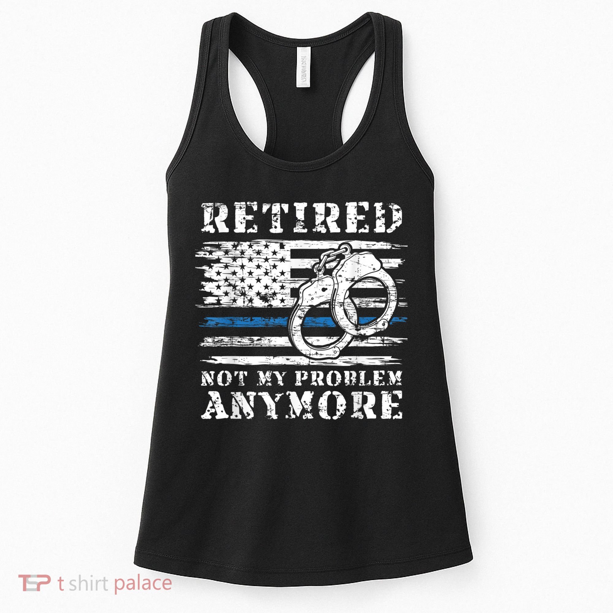 Retired Police Officer Retirement Funny Police Women's Tank Top