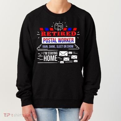 Retired Post Office Postal Worker Retirement Postman Women's Sweatshirt
