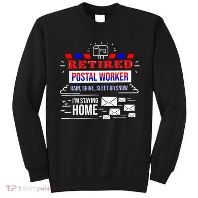 Retired Post Office Postal Worker Retirement Postman Sweatshirt
