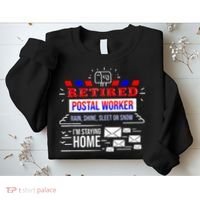 Retired Post Office Postal Worker Retirement Postman Sweatshirt thumb 2