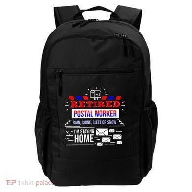 Retired Post Office Postal Worker Retirement Postman Backpack
