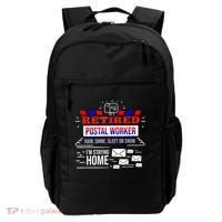 Retired Post Office Postal Worker Retirement Postman Backpack thumb 0