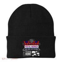Retired Post Office Postal Worker Retirement Postman Beanie thumb 0