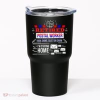 Retired Post Office Postal Worker Retirement Postman Tumbler thumb 0