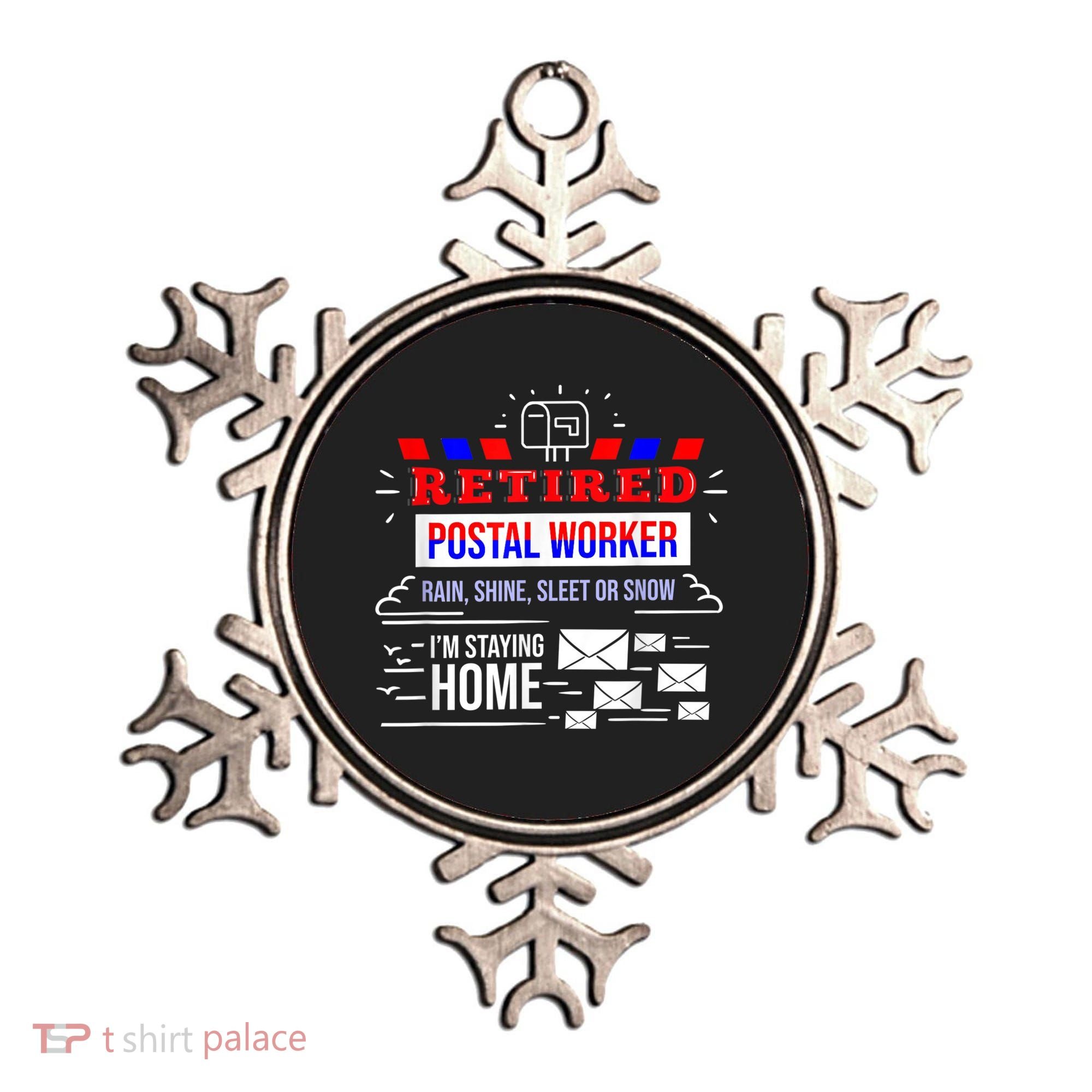 Retired Post Office Postal Worker Retirement Postman Ornament