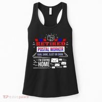 Retired Post Office Postal Worker Retirement Postman Women's Tank Top thumb 0