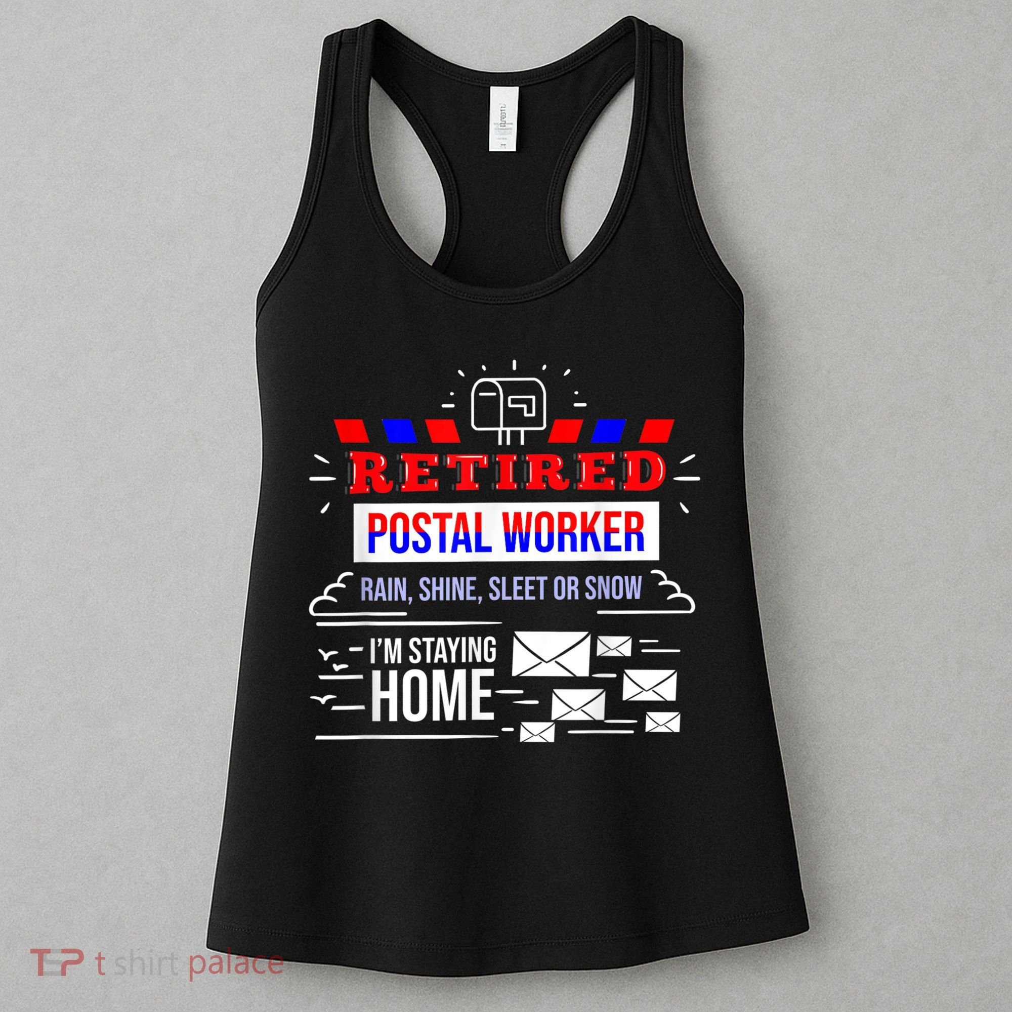 Retired Post Office Postal Worker Retirement Postman Women's Tank Top